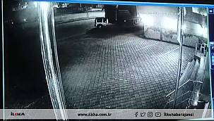 Trafik kazası güvenlik kamerasına yansıdı