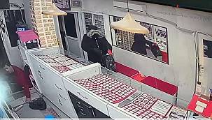 Ağrı'da kuyumcuya saldırı anı güvenlik kameralarına yansıdı 