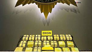 3 ilde uyuşturucu operasyonunda 131 kilo eroin ele geçirildi