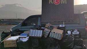 Ağrı'da 40 bin paket gümrük kaçağı sigara ele geçirildi
