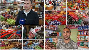 Bayram şekerleri tezgâhlardaki yerini aldı