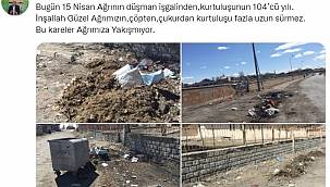 Şaban Gökhan'dan Ağrı'nın düşman işgalinden kurtuluş gününde imalı gönderme