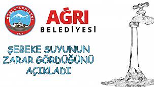 Ağrı Belediyesi su şebekesi için vatandaşları uyardı
