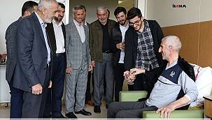 HÜDA PAR ekibi hastalar ile bayramlaştı