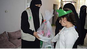 Siirt Umut Kervanı, engelli çocuklara hediye dağıttı