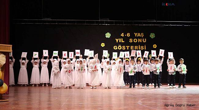 4-6 yaş 'Kur'an'a Geçiş ve Hatim Töreni' yapıldı