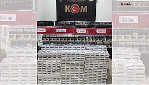 Ağrı'da mutfak tüpleri içine saklanan 1380 paket kaçak sigara ele geçirildi