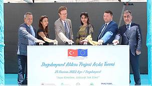 Ağrı'nın Doğubayazıt ilçesinde AB destekli 13 milyon Euro'luk atık su arıtma tesisinin temeli atıldı