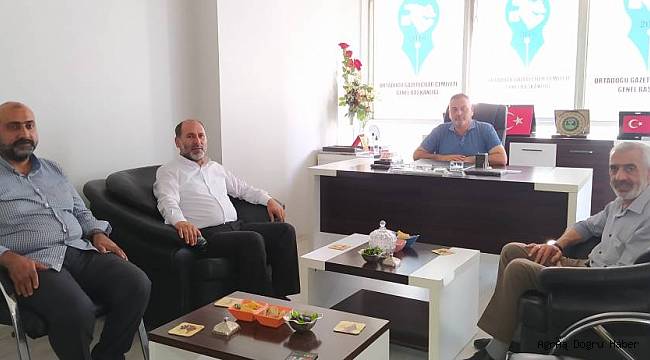 HÜDA PAR'dan Ortadoğu Gazeteciler Cemiyeti'ne ziyaret