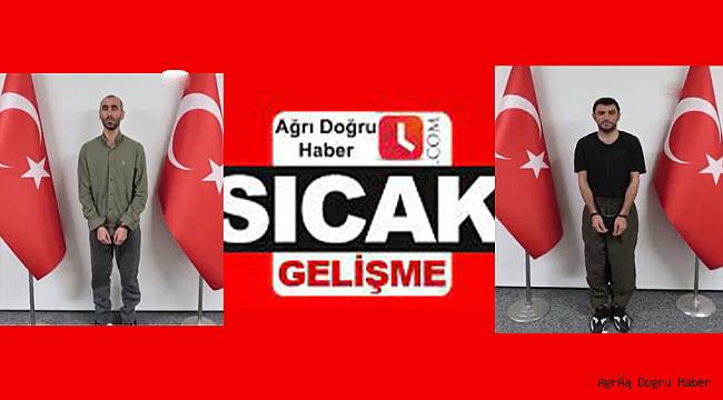 Ağrı'da saldırı düzenleyen 2 PKK'li yakalanarak gözaltına alındı