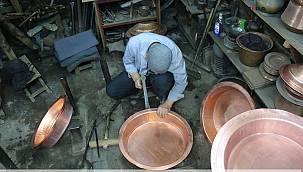 Bakırcılar çarşısında artık çekiç sesleri duyulmuyor