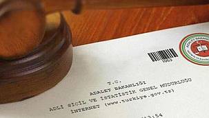 Adli sicil kaydı silme ve düzeltme talebine 159 bin başvuru