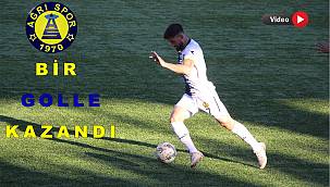 Ağrı Spor rakibini tek golle yendi