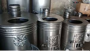 Has odun sobası usta ellerde şekil buluyor 