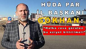 Ölüm yolu onarımı bitirilmesi için HÜDA PAR Ağrı İl Başkanlığı'ndan çağrı