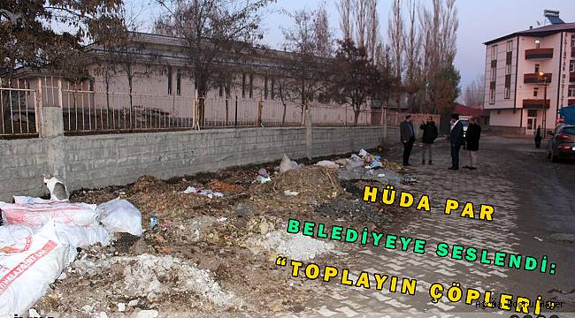 Ağrı halkı çöp sorunlarından boğuldu