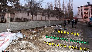 Ağrı halkı çöp sorunlarından boğuldu