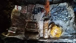 Cudi dağında mühimmat ele geçirildi 