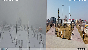 Ağrı kışa küstü 