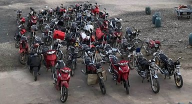  75 çalıntı motosiklet ele geçirildi