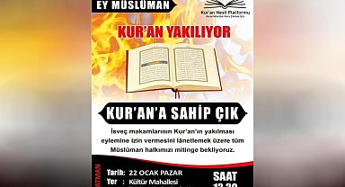 Batman'daki Kur'an mitingi 