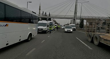 Malatya'da 3 araç trafikten men edildi