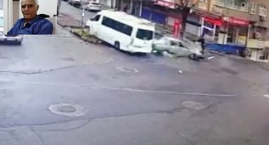 Minibüse çarparak otomobilinden dışarı savrulan adam hayatını kaybetti