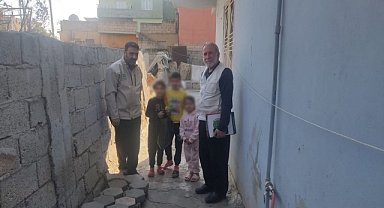 Muhtaç ailelere et ve gıda yardımı yapıldı