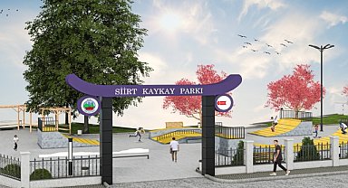 Siirt'te kaykay ve bisiklet parkuru yapılıyor