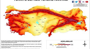 Adrese göre AFAD'dan "deprem tehlike haritası"