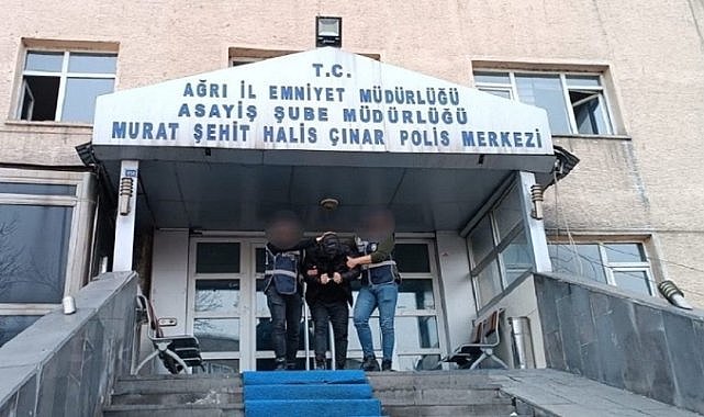 Ağrı'da girdiği işyerinde televizyon çalan hırsız tutuklandı