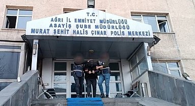 Ağrı'da girdiği işyerinde televizyon çalan hırsız tutuklandı