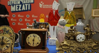 Antika eserlerin geliri depremzedelere bağışlandı