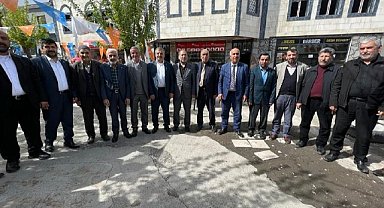HÜDAPAR Ağrı İl Teşkilatı Ak Parti seçim lokalini ziyaret etti