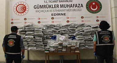 Gümrük Kapısı'nda 358 kilogram uyuşturucu madde ele geçirildi