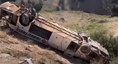 Devrilen otobüsteki 7 yolcu vefat etti