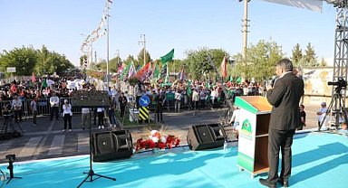 Faruk Dinç Diyarbakır mitinginde konuştu