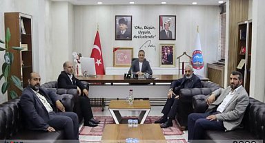 HÜDA PAR Ağrı İl Başkanlığı, Ağrı Belediye Başkanı Karadoğan’ı ziyaret etti