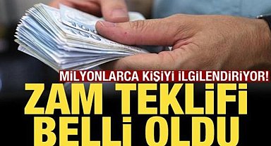 Memur ve emekliye verilecek zam teklifi belli oldu