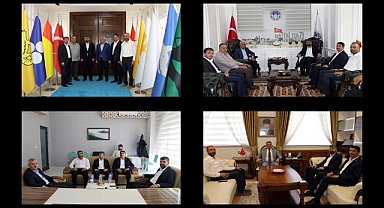 Milletvekili Faruk Dinç Malatya'da kamu kurumlarını ziyaret etti