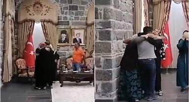 PKK elemanları aileleriyle buluşturuldu