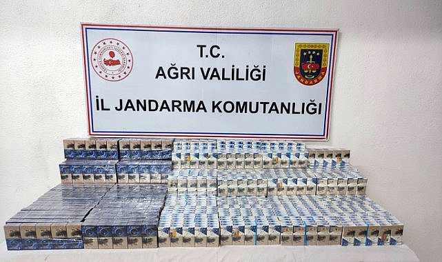 Doğubayazıt'ta kaçak sigara ele geçirildi