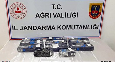 Ağrı'da 10 kilo uyuşturucu madde ele geçirildi