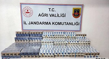 Ağrı'da 1830 paket kaçak sigara ele geçirildi