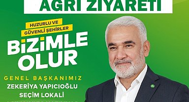HÜDA PAR Genel Başkanı Yapıcıoğlu Ağrı'ya geliyor