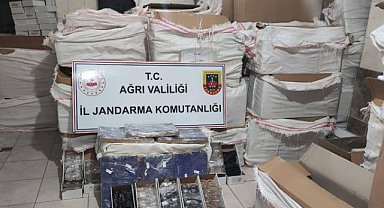 Ağrı'da gümrük kaçağı ürün ele geçirildi