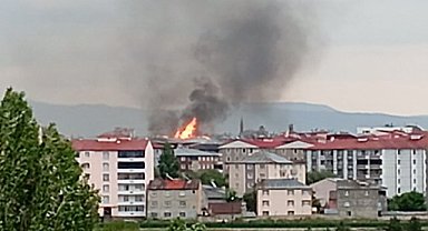 Ağrı'da çıkan yangında 1 kişi zehirlendi