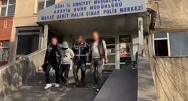Ağrı'da gasp yapan kişi yaşanan kovalamacanın ardından yakalandı