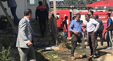 Ağrı'da tüp patladı, anne, baba ve oğlu yaralandı