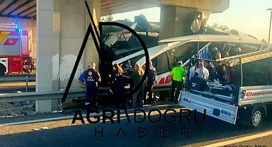 Kaza yapan Ağrı firmasına ait otobüsteki yolcu listesi belli oldu